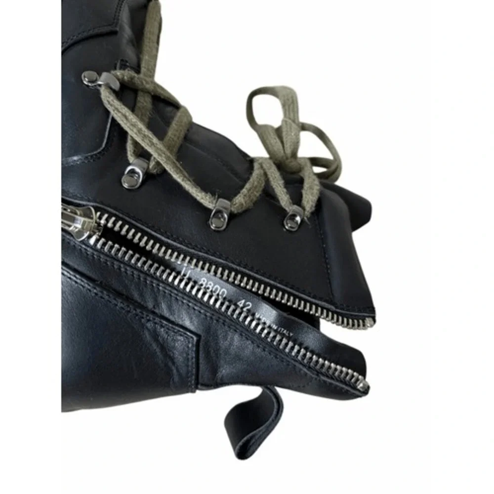 Rick Owens Boots Dirt Pentagram Tractor Leather 42